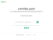Tablet Screenshot of cmmhc.com